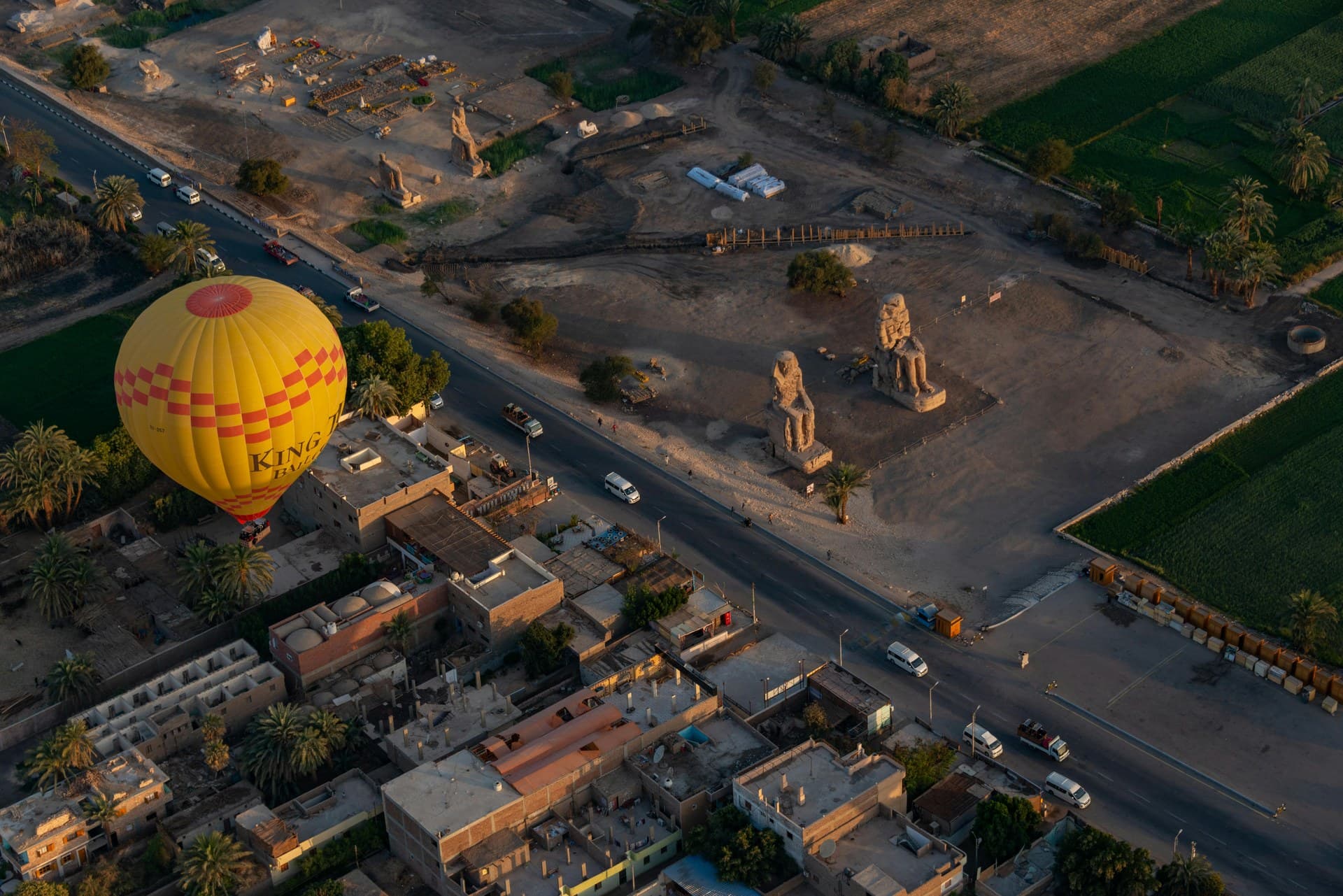 The Colossi of Memnon — view 3