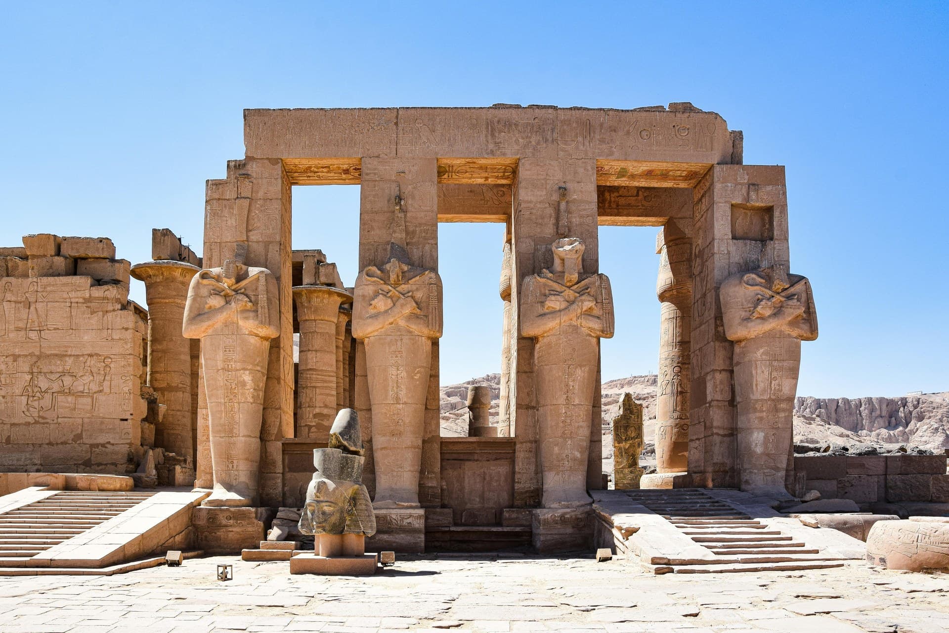 The Colossi of Memnon — view 6