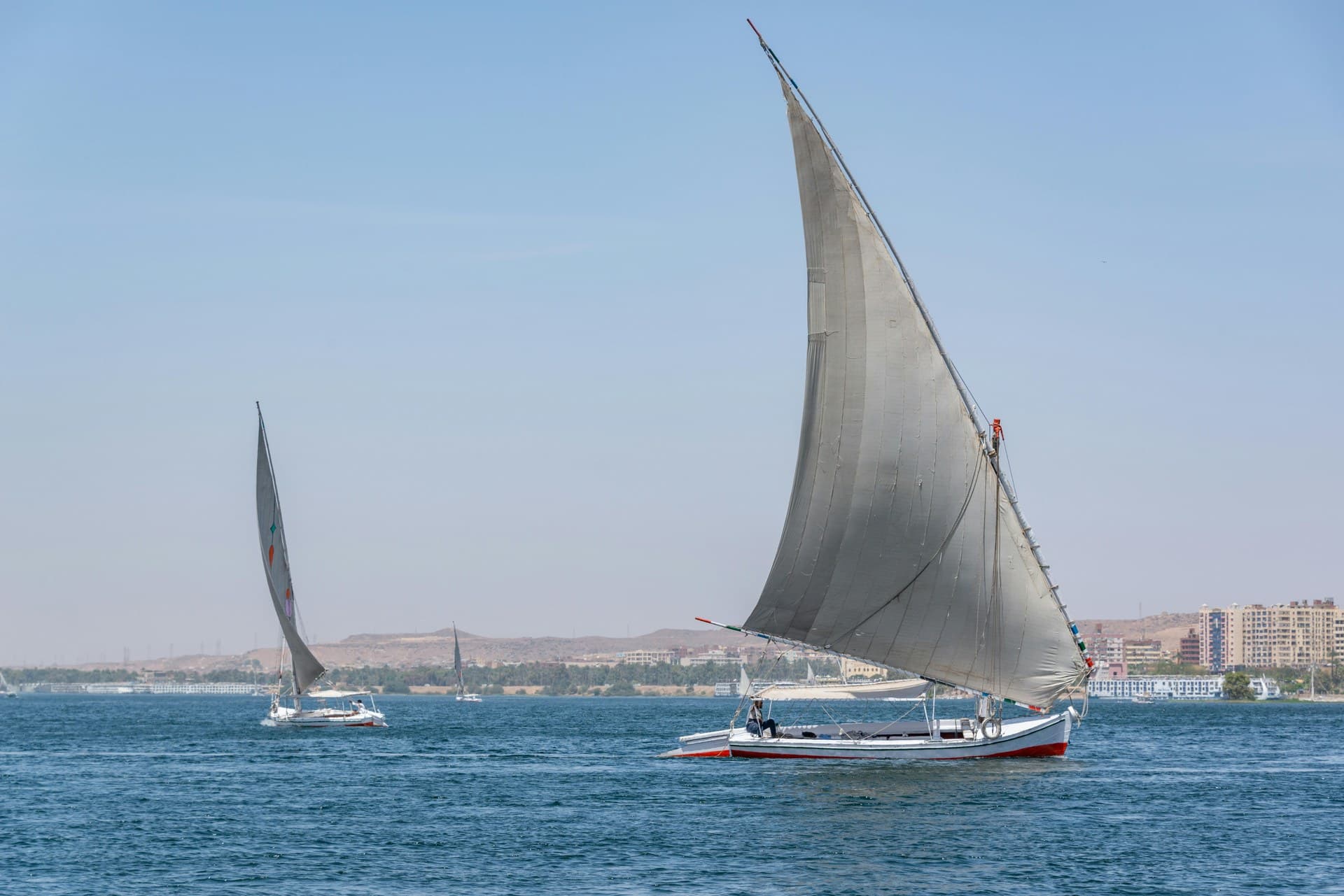 Felucca Sailing on the Nile — view 2