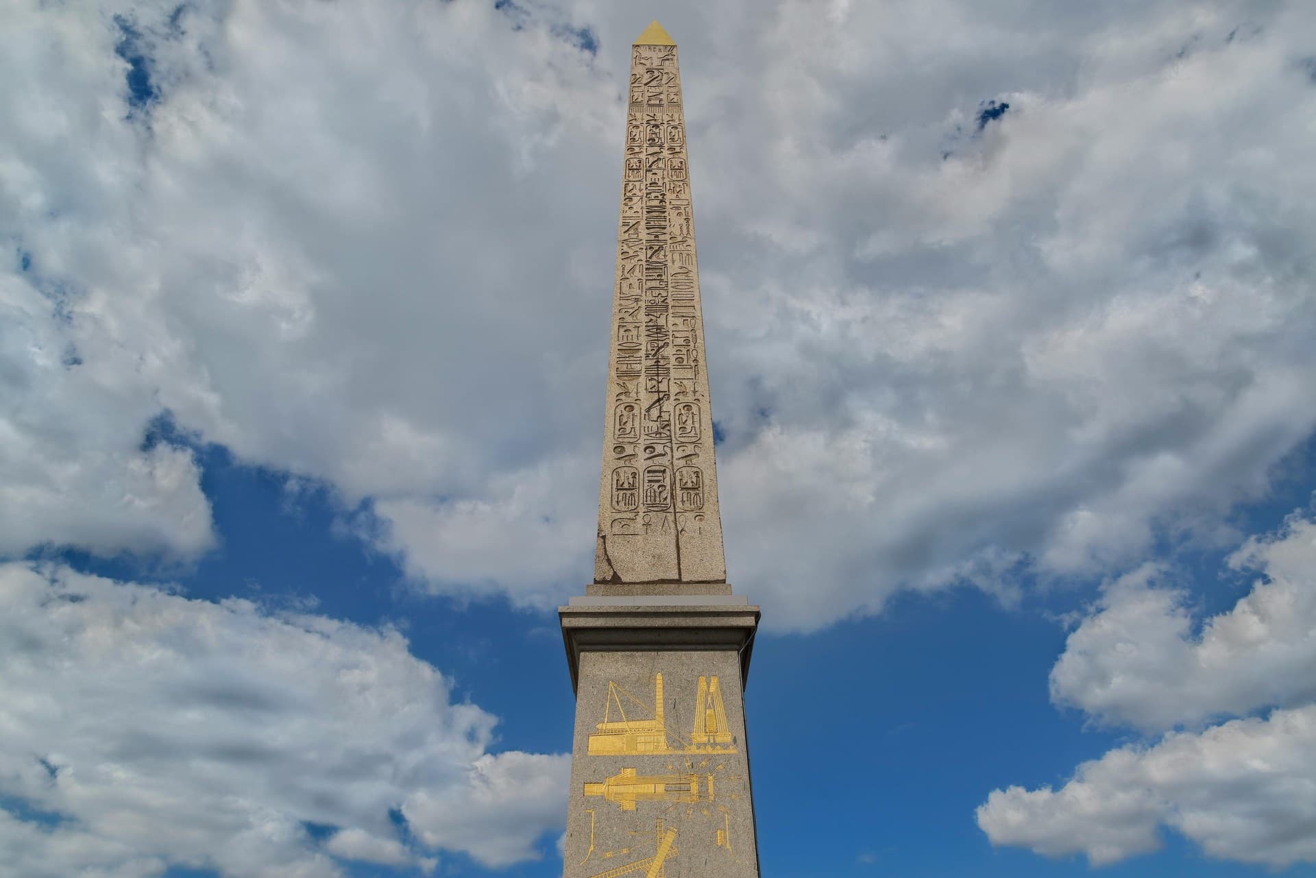 The Unfinished Obelisk still attached to the granite bedrock in the ancient quarry at Aswan