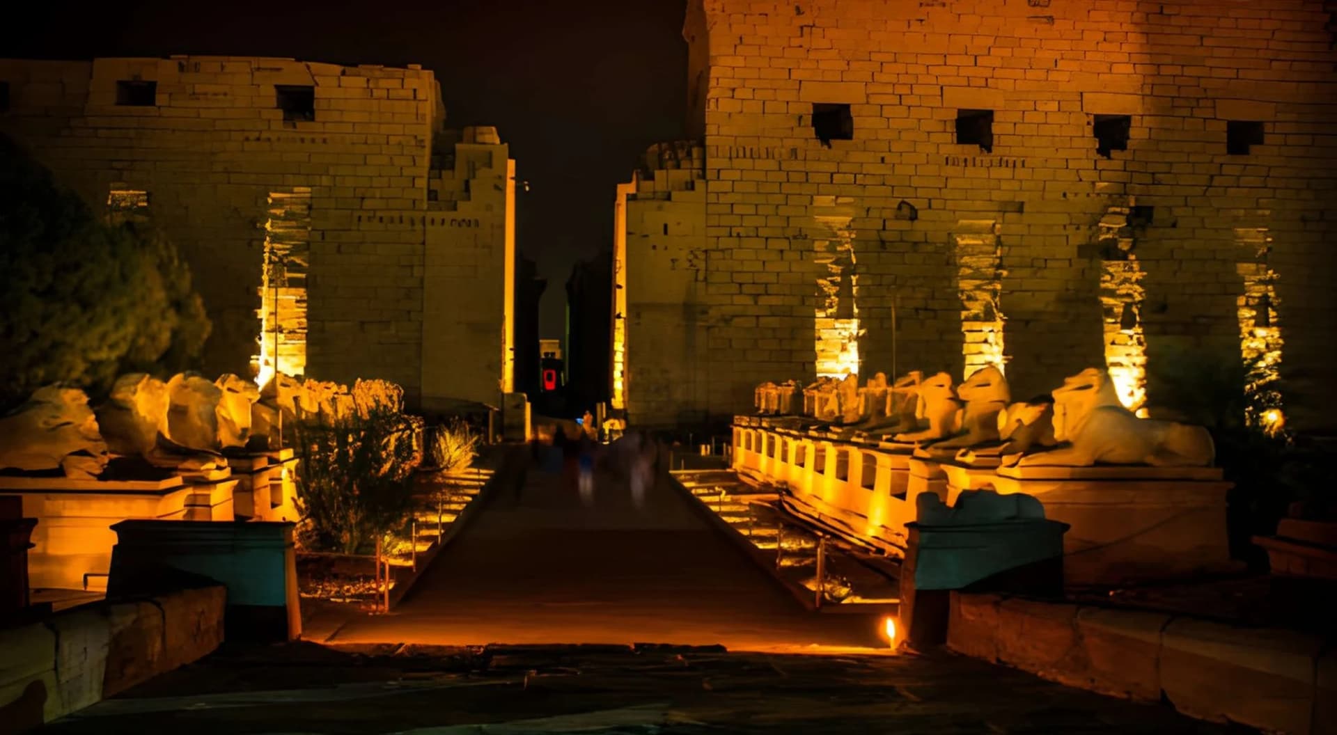 Sound and Light Show at Karnak Temple